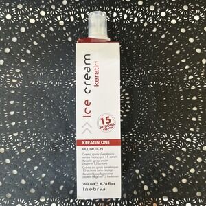 Inebrya Ice Cream KERATIN ONE Multi-Action 200ml / 6.76oz‎ FREE SHIPPING